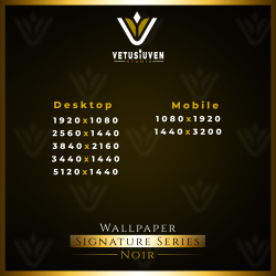 Vetusiuven Noir | Premium Wallpaper Collection